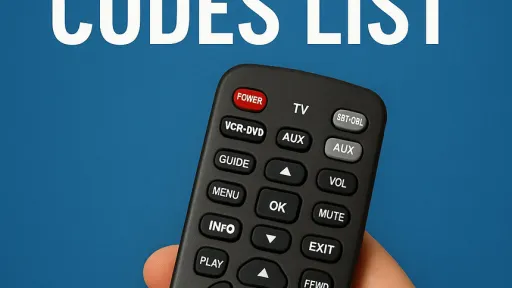 RCA Universal remove code list